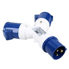 Y Splitter 2 Way Adaptor 230V