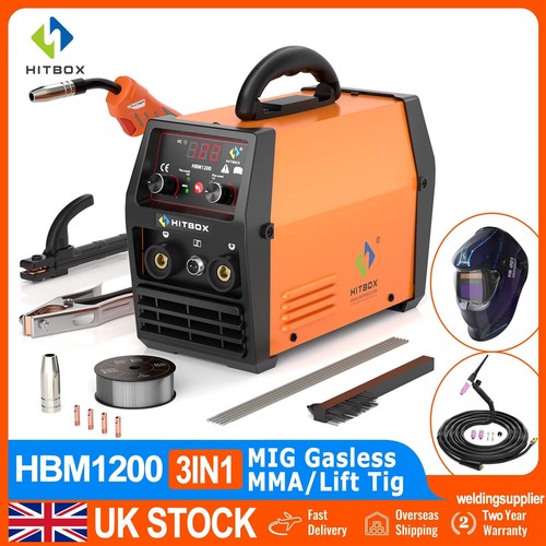 Gasless mig welder 200amp 230v - gasless,