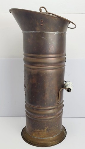 Vintage copper coal scuttle - vintage,