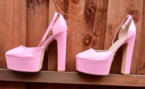 Ladies pink ankle strap - ladies,