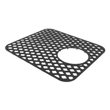 Sink Mat Silisone Protector With Side Drain Hole Anti Slip Scratch Easy Main XG5