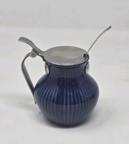 Vtg rorstrand mustard - mustard, pot