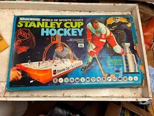 vtg 1971 Caleco Stanly Cup Hockey Table Canadians Flyers complete