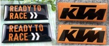 2 Pairs Ktm 3d Gel Stickers