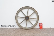 Vintage old wooden cart wagon