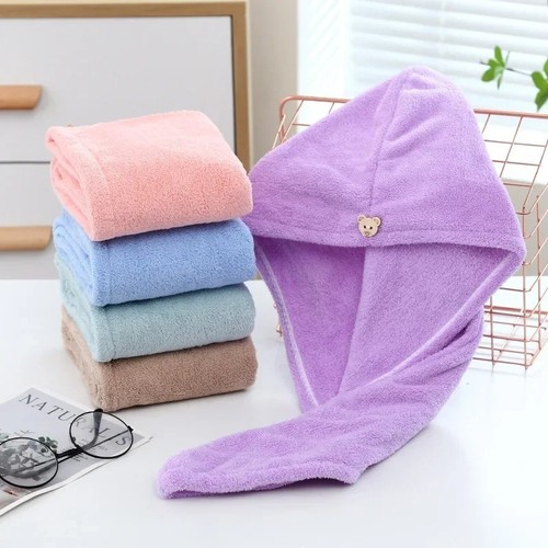Hair towel wrap for - towel, wet