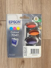 Epson Ink Cartridge T041 Coloured for Stylus C62 and CX3200 Brand New Sealed