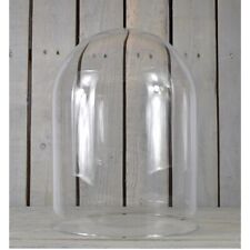 Glass Cloche Dome Handmade Clear Circular Display Bell Jar 40 cm
