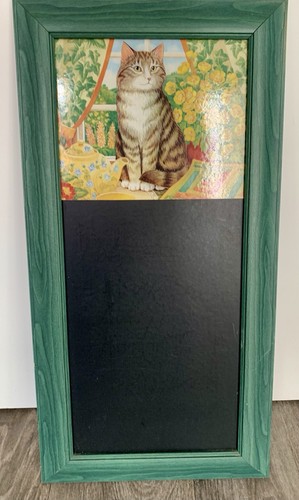 Cat chalk board vintage - chalk,