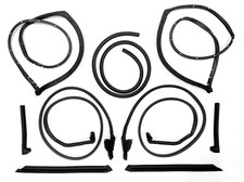 Chevrolet Corvette C3 Coupe (1973-1977) Weatherstrip Seal Kit, 9pcs, Made in USA