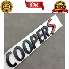 Gloss Black Mini Cooper S Rear