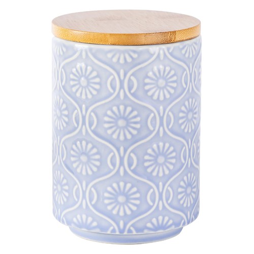 Ceramic jar with - ceramic, lid,