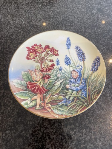 The polyanthus fairy plate - polyanthus,