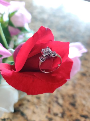 Diamond engagement ring 57 - diamond, 1.57