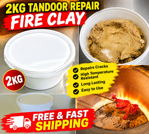 Tandoor fire cement 2kg - cement,