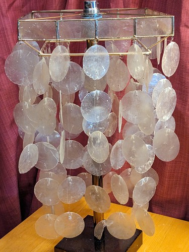 Capiz shell pendant - , lampshade