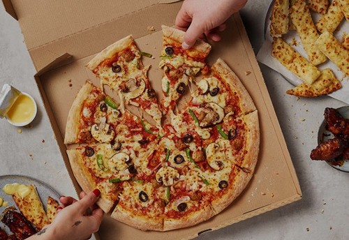 100 kraft pizza boxes - kraft,