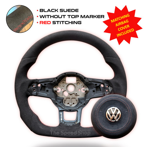 Suede steering wheel - steering, for