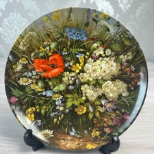 Furstenberg Collectable Plate Wilde Schonheiten Wild Beauty Range 1989