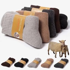 Alpaca Wool Socks Men/Womens  Extra Thick Natural Thermal Winter Socks Home Sock