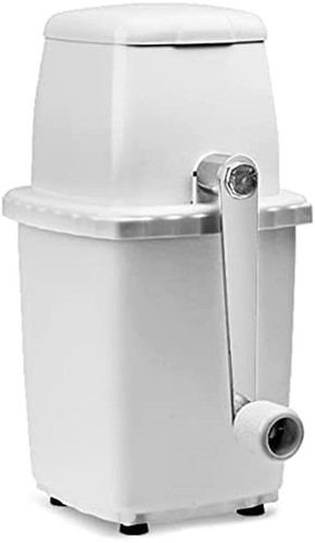 Ice cube crusher white plastic - crusher,