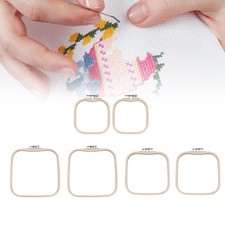 2 Pieces Bamboo Hoop