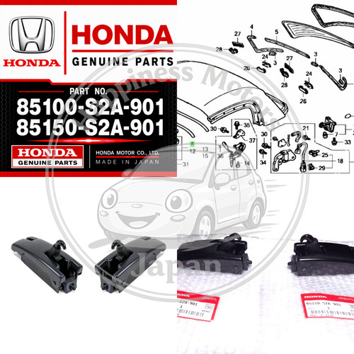 Honda genuine hardtop handle - honda,