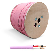 QED QX16/4 4-Core Low Smoke Speaker Cable Pink LSZH 16AWG Per Metre
