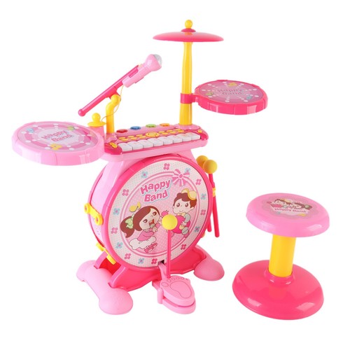 Kids drum kit set with - set, &