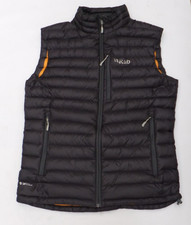 Rab Microlight Vest Gilet Body Warmer Duck Down Black Pertex Medium Excellent