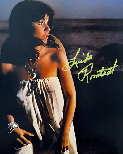 Linda ronstadt signed photo - signed,