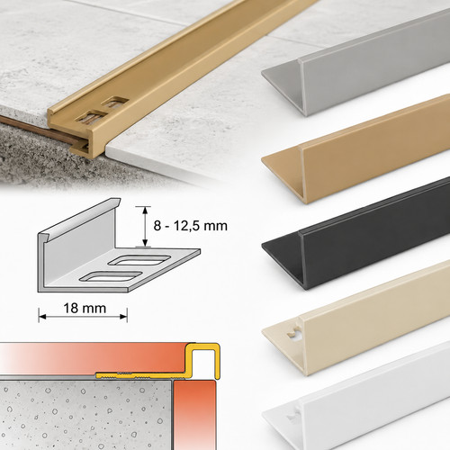 Pvc shape straight edge tile - straight,