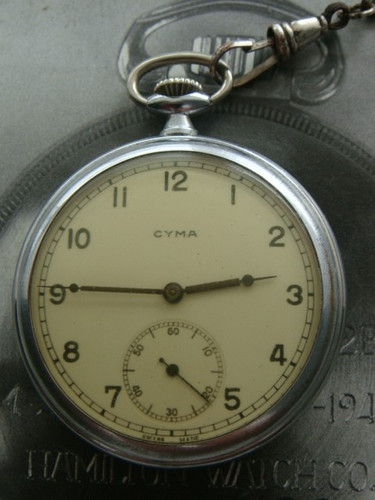 Cyma swiss art deco pocket - art,