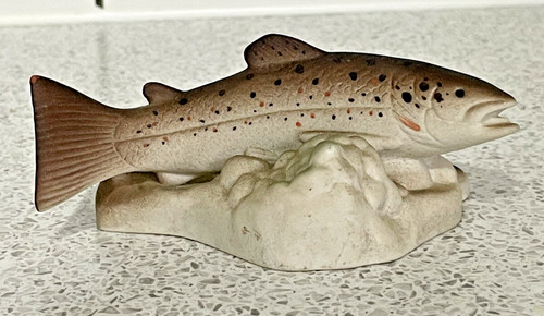 Highbank porcelain brown trout - brown,