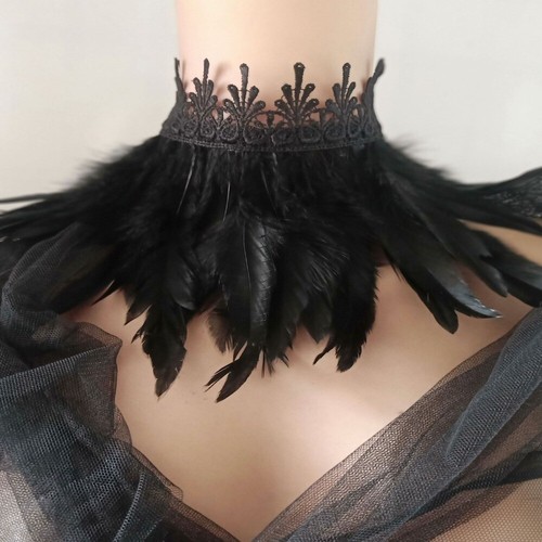 Party sexy feather choker - party,