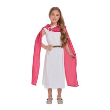 Greek Goddess Kids Girls Ancient Roman Toga Roald Fancy Dress Costume Book Week