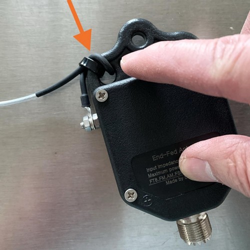 End fed antenna - fed,