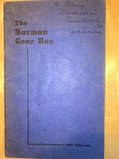 Original BURMAN GEARBOX