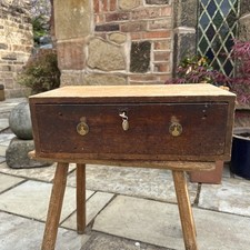 Vintage Wooden Tool Box