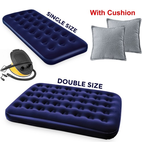 Double single flocked - single, camping