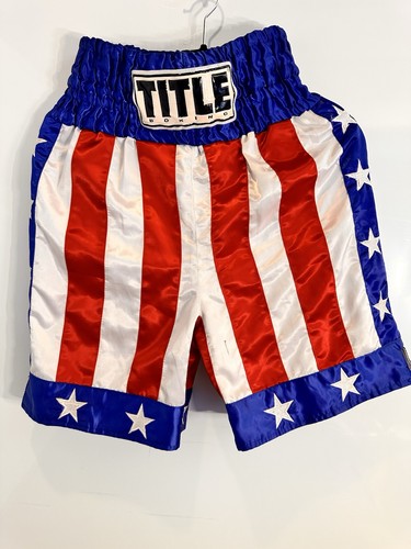 Title boxing trunks small - boxing,