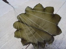 Ex British Military Small Khaki Drogue Parachute Canopy, Games