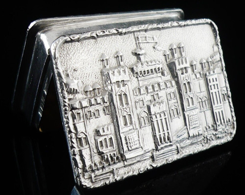 Sterling silver castle - sterling, top