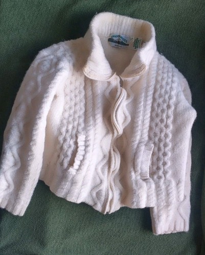 Kids wool knitted - wool, corded