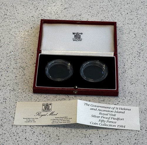 Empty silver proof 50p - empty,