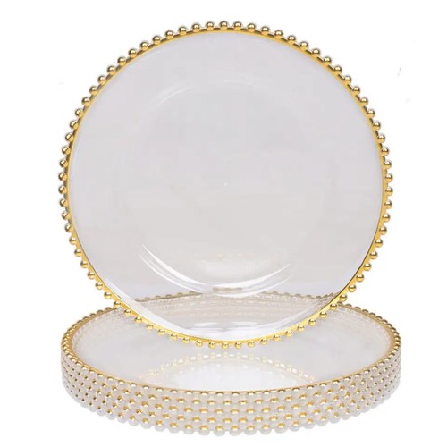 Plastic charger plate with - 13",
