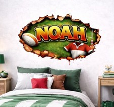 Personalised 3d Rugby