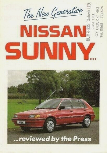 Nissan sunny press reviews - sunny,