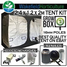 Grow Box 2.4 x 1.2m Tent Kit -