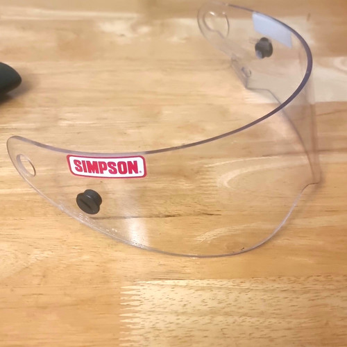 Simpson rx8 helmet visor - helmet,